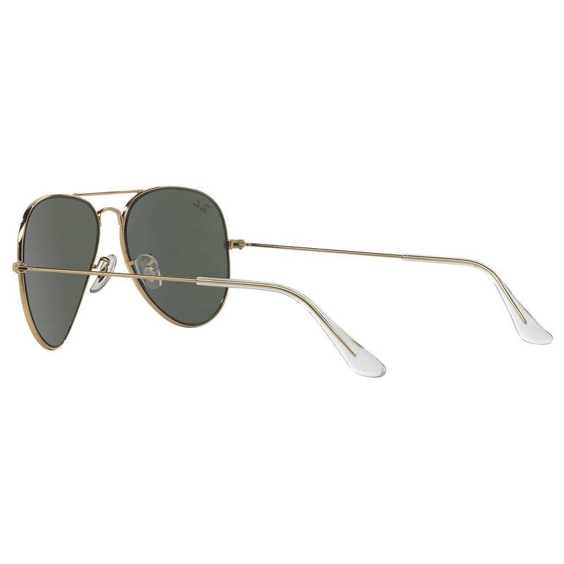 Ray-Ban RB3025 Aviator sunglasses black frame glass lenses, imported from the UK