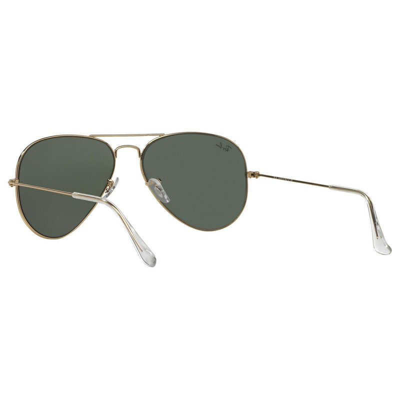 Ray-Ban RB3025 Aviator sunglasses black frame glass lenses, imported from the UK