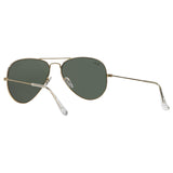 Ray-Ban RB3025 Aviator sunglasses black frame glass lenses, imported from the UK