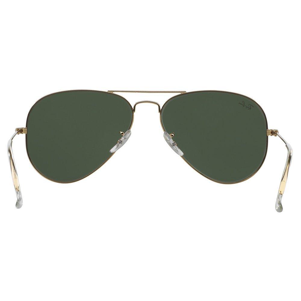 Ray-Ban RB3025 Aviator sunglasses black frame glass lenses, imported from the UK