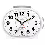Acctim Lila alarm clock white plastic, imported from the UK