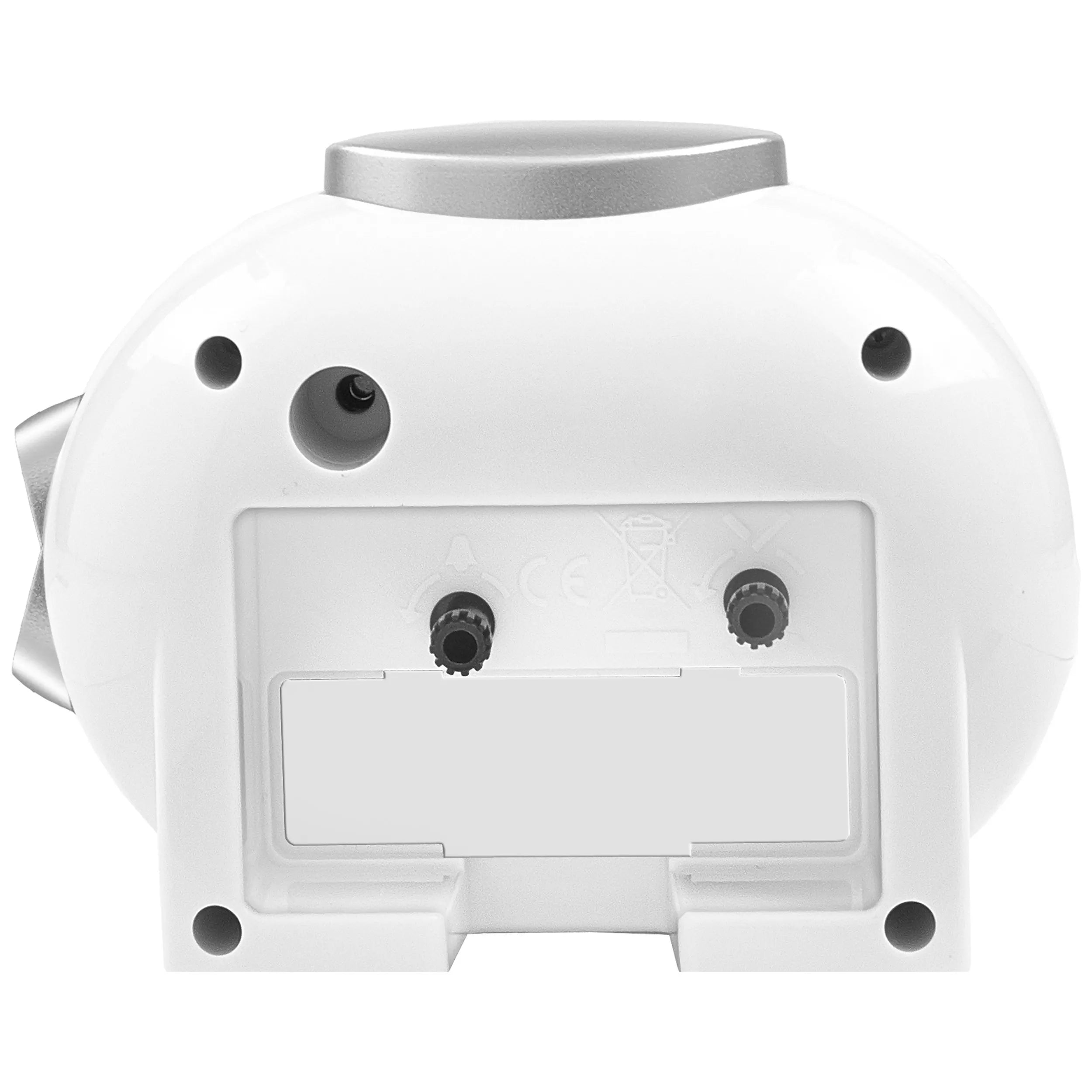 Acctim Lila alarm clock white plastic, imported from the UK