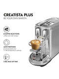 Sage Nespresso Creatista Plus coffee machine, imported from the UK