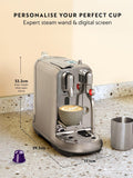 Sage Nespresso Creatista Plus coffee machine, imported from the UK
