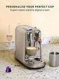 Sage Nespresso Creatista Plus coffee machine, imported from the UK