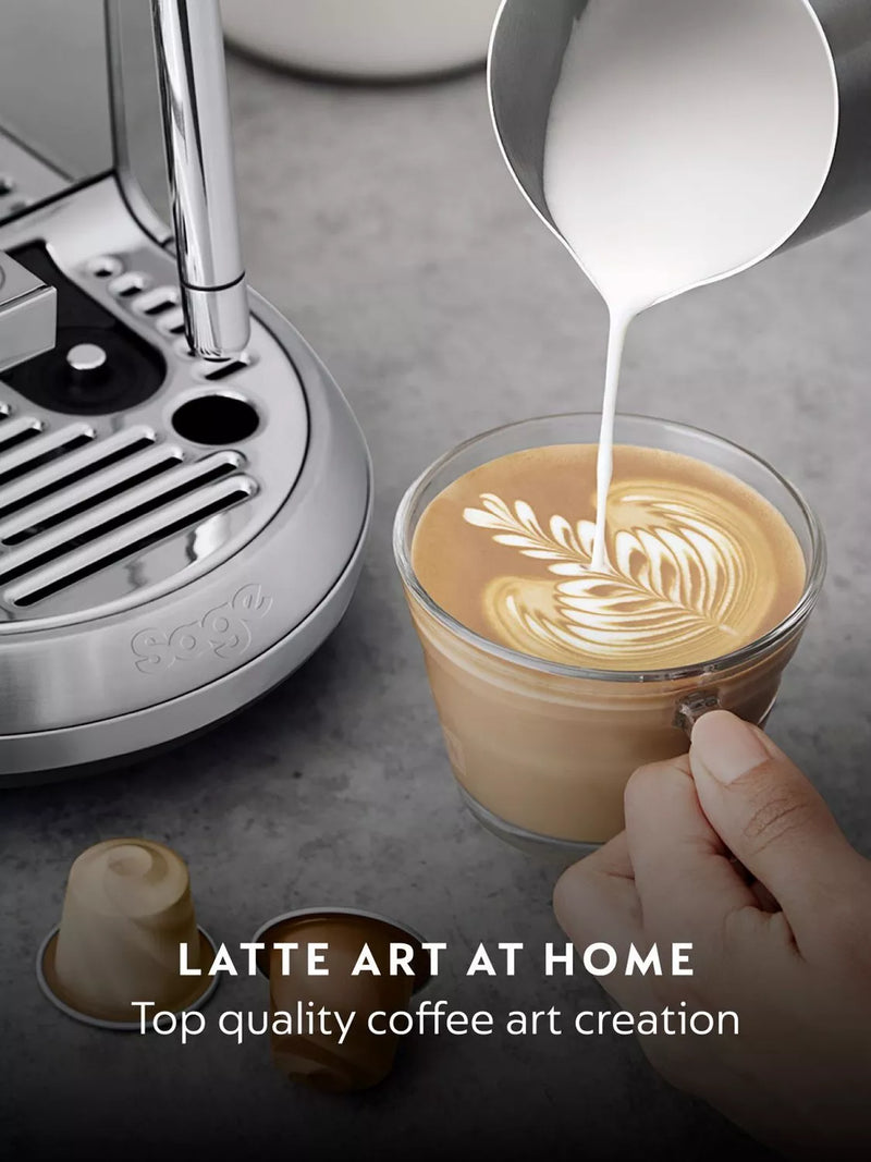 Sage Nespresso Creatista Plus coffee machine, imported from the UK