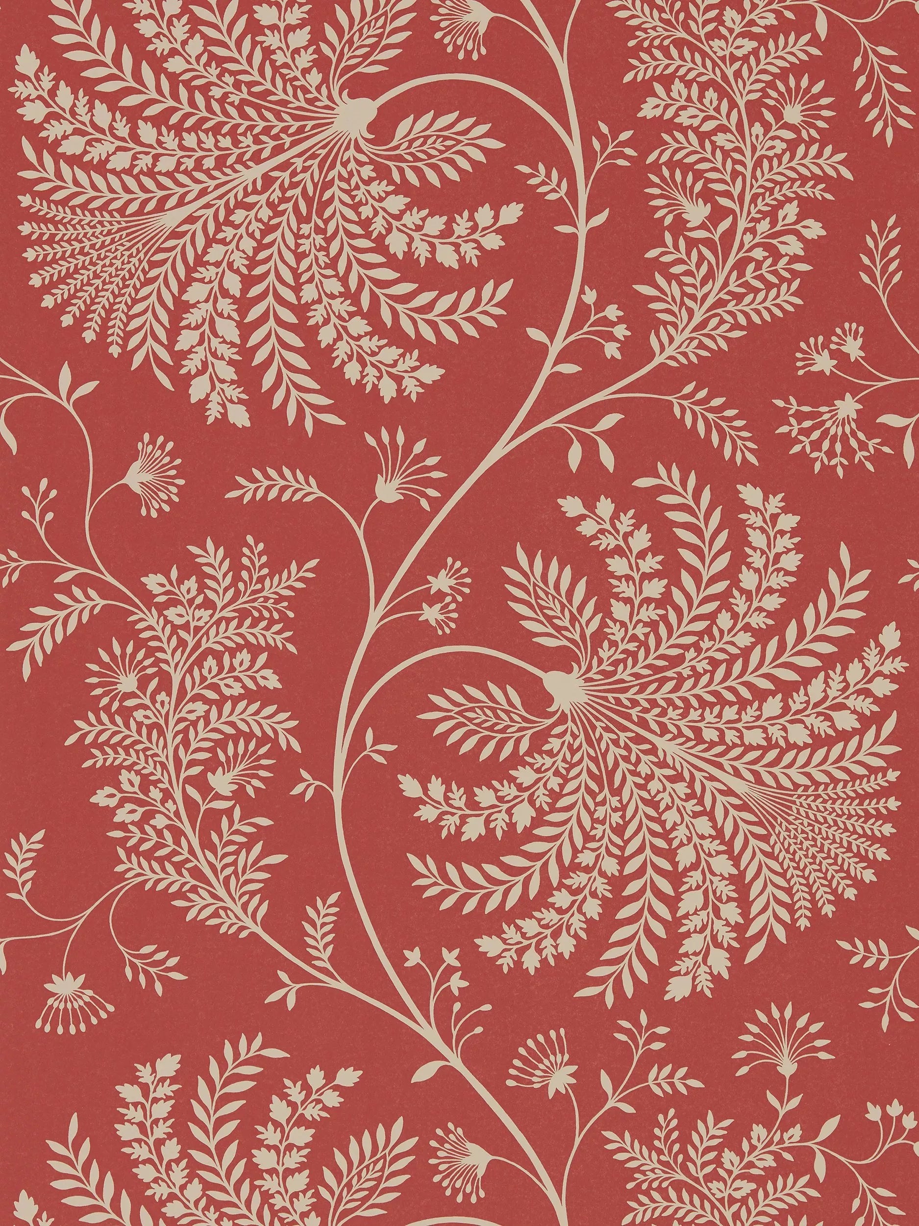 Sanderson Mapperton decorative wallpaper with Indienne pattern (British brand)