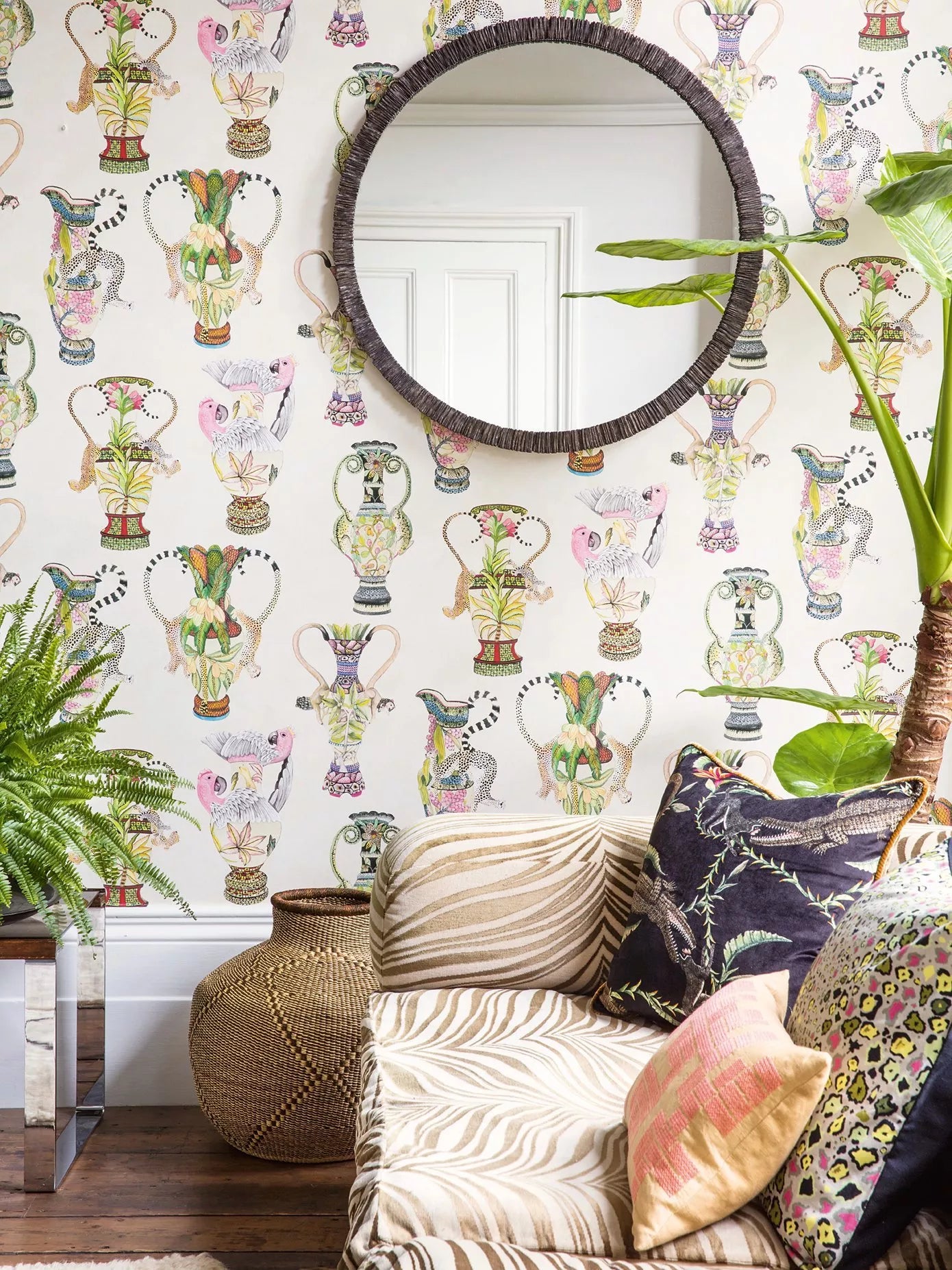 Cole & Son Khulu Vases Wallpaper (British brand)