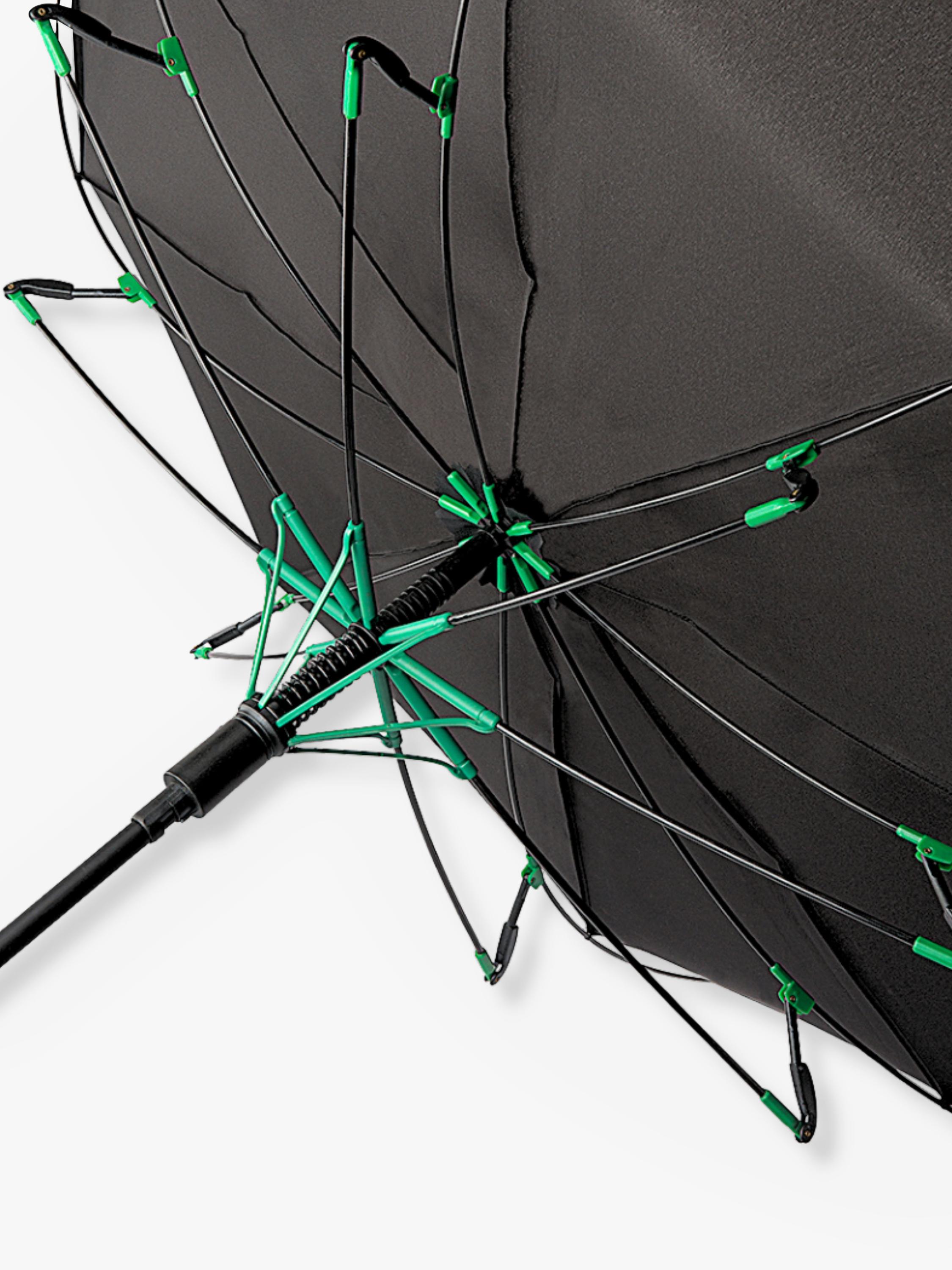 Fulton Typhoon walking umbrella black, UK version