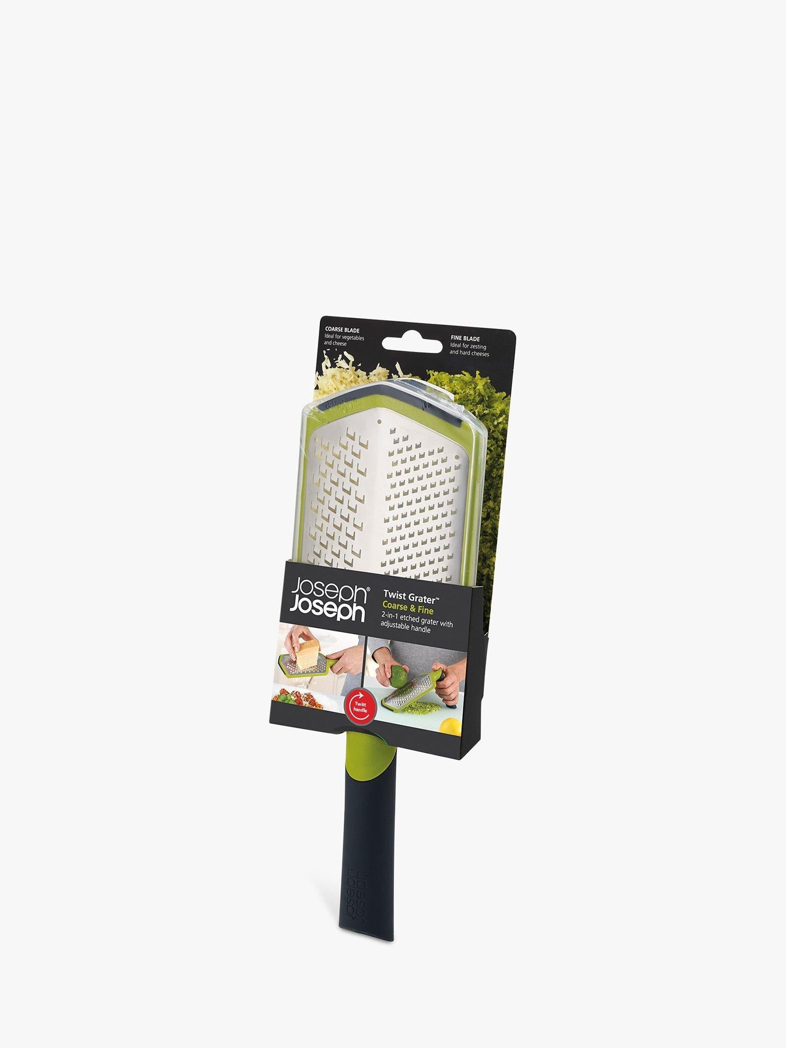 Joseph Joseph twin blade grater with coarse and fine blades, UK version