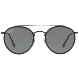 Ray-Ban polarised double bridge round sunglasses, imported from the UK