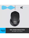 Logitech M330 Silent Plus wireless mouse, UK version