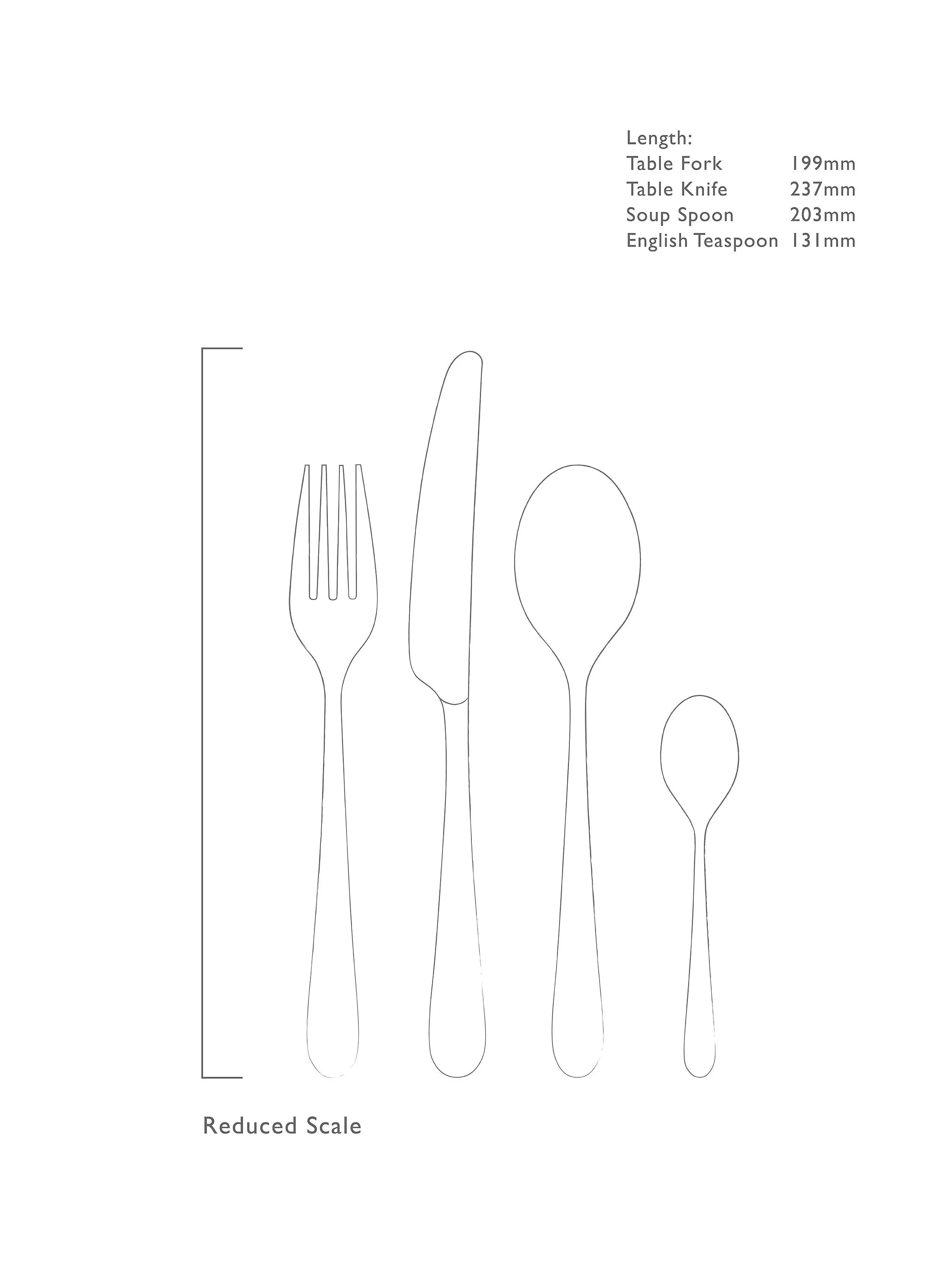 Robert Welch Kingham Bright cutlery set 24 piece - British product