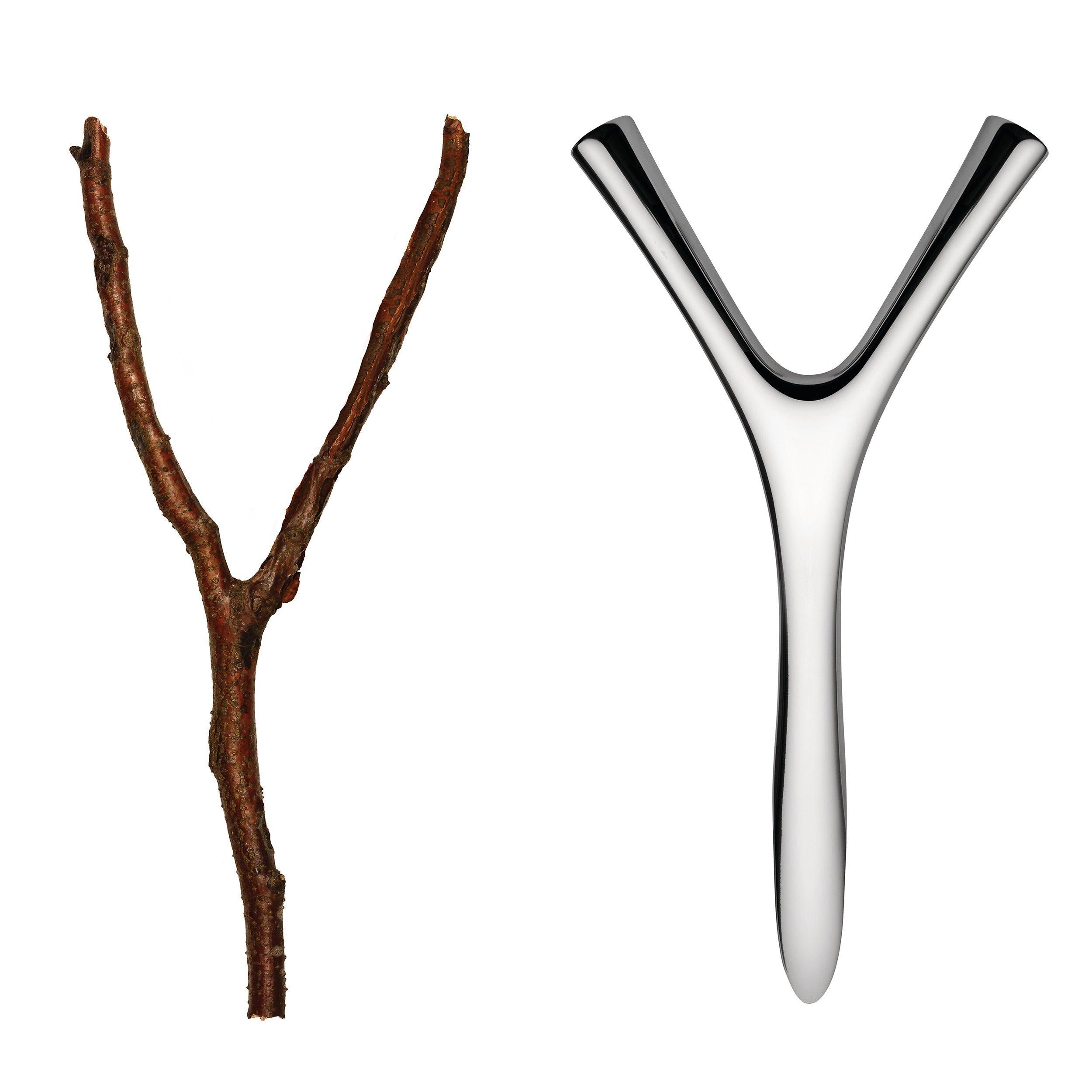 Alessi Virgula Divina stainless steel bottle opener, UK version