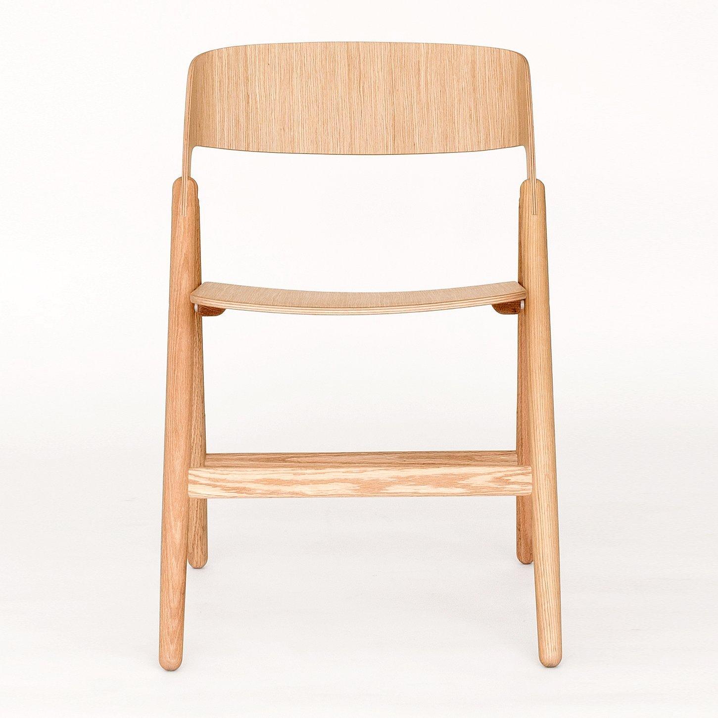 Case Narin folding chair oak - British product