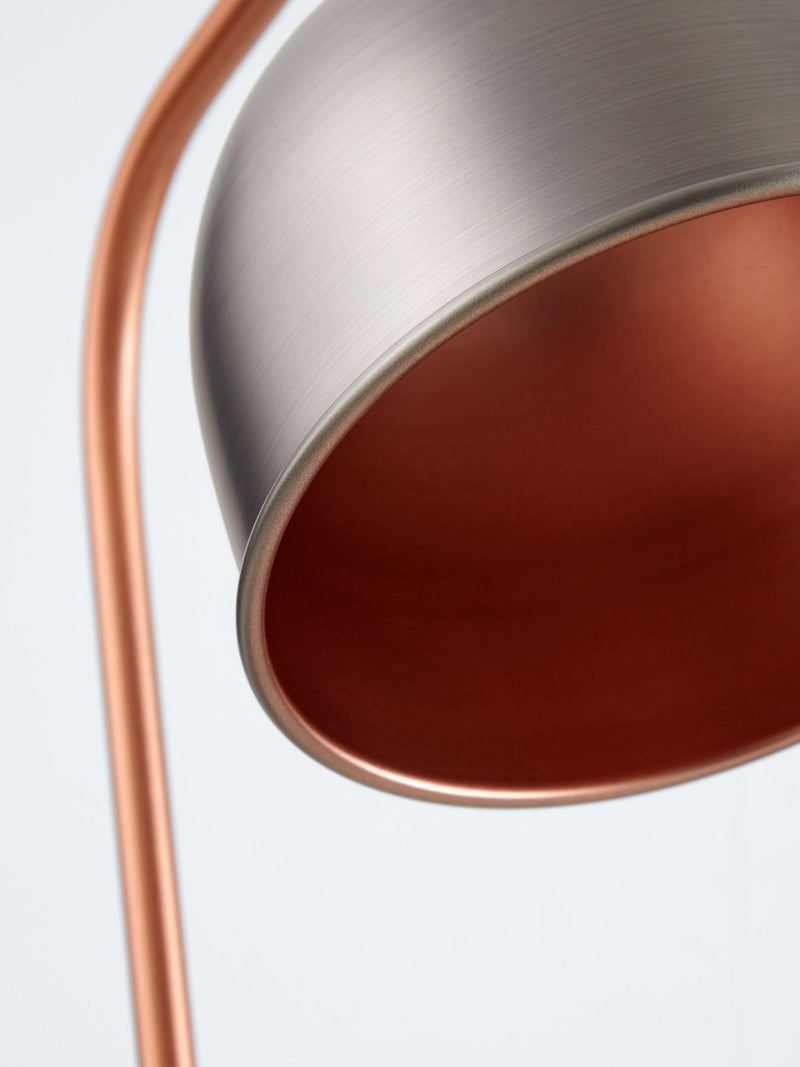 John Lewis Baldwin table lamp brushed finish (British brand)