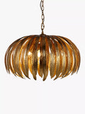 John Lewis Montserrat Leaf Ceiling Light in gold, imported from the UK