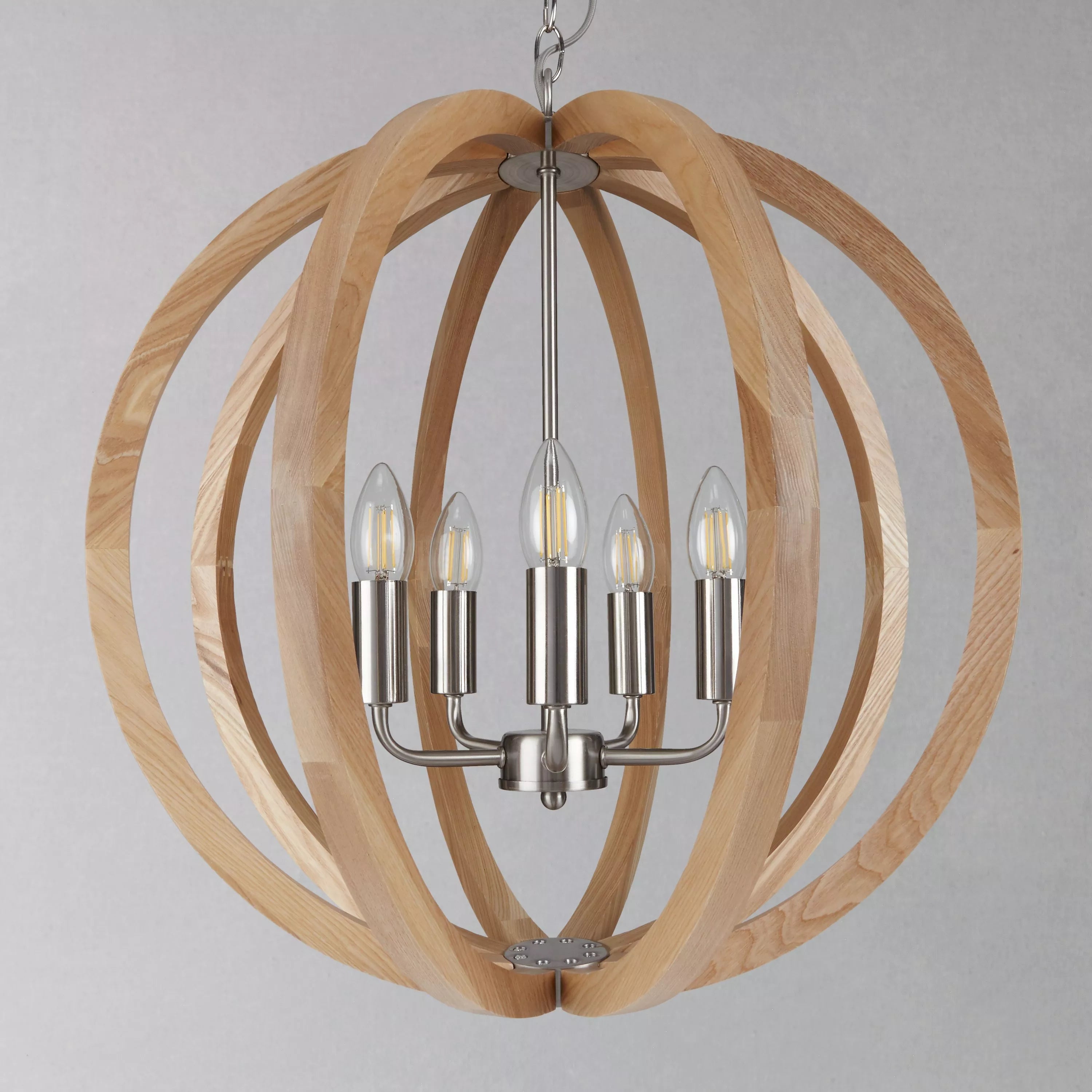 John Lewis Lars ceiling light in ash wood - British product
