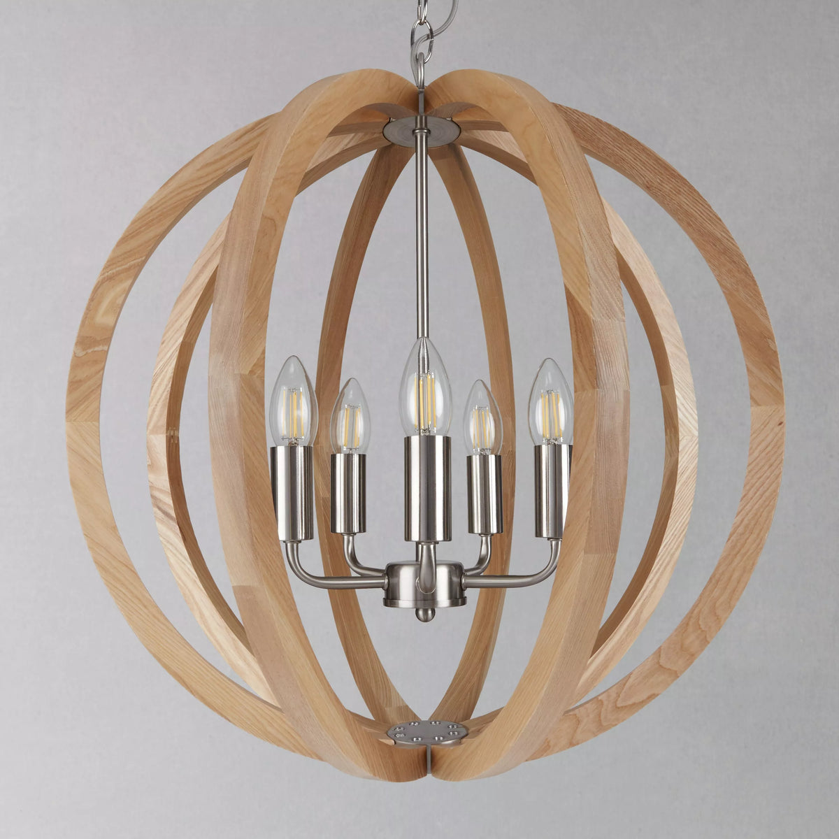 John Lewis Lars ceiling light in ash wood - British product