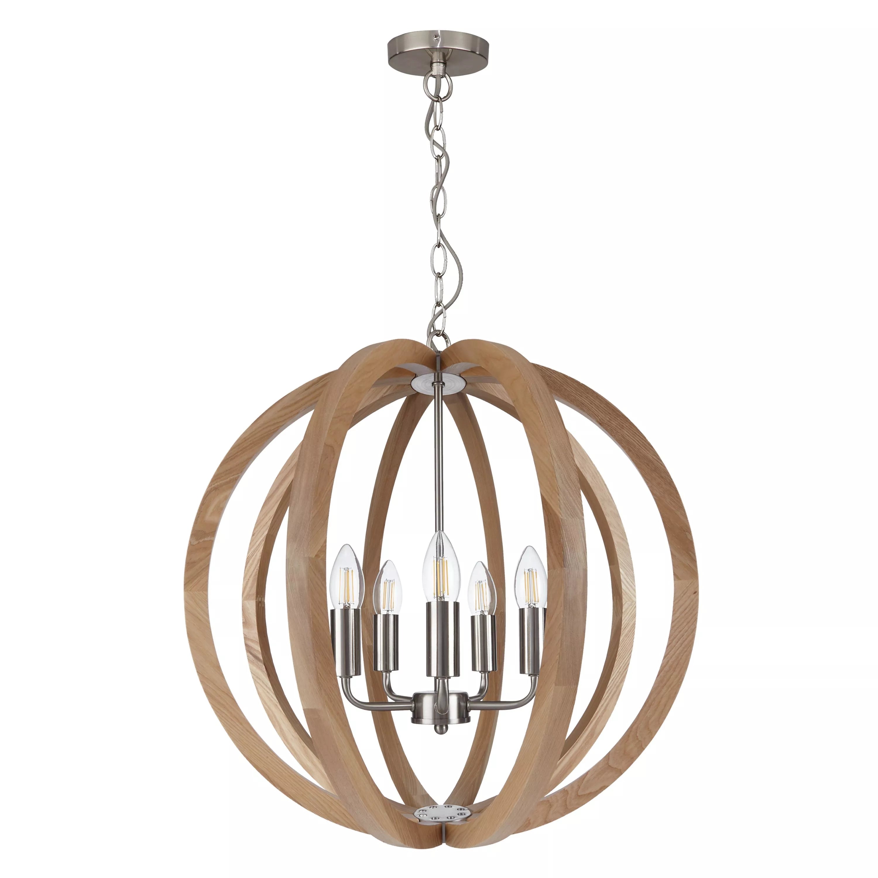 John Lewis Lars ceiling light in ash wood - British product