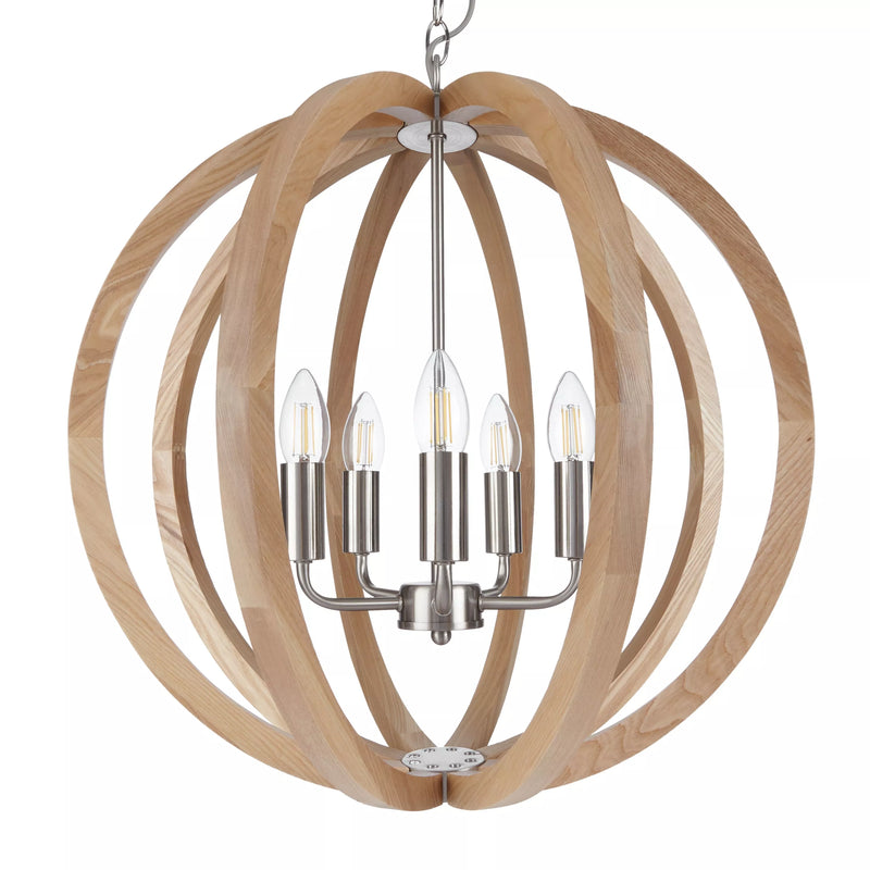 John Lewis Lars ceiling light in ash wood - British product