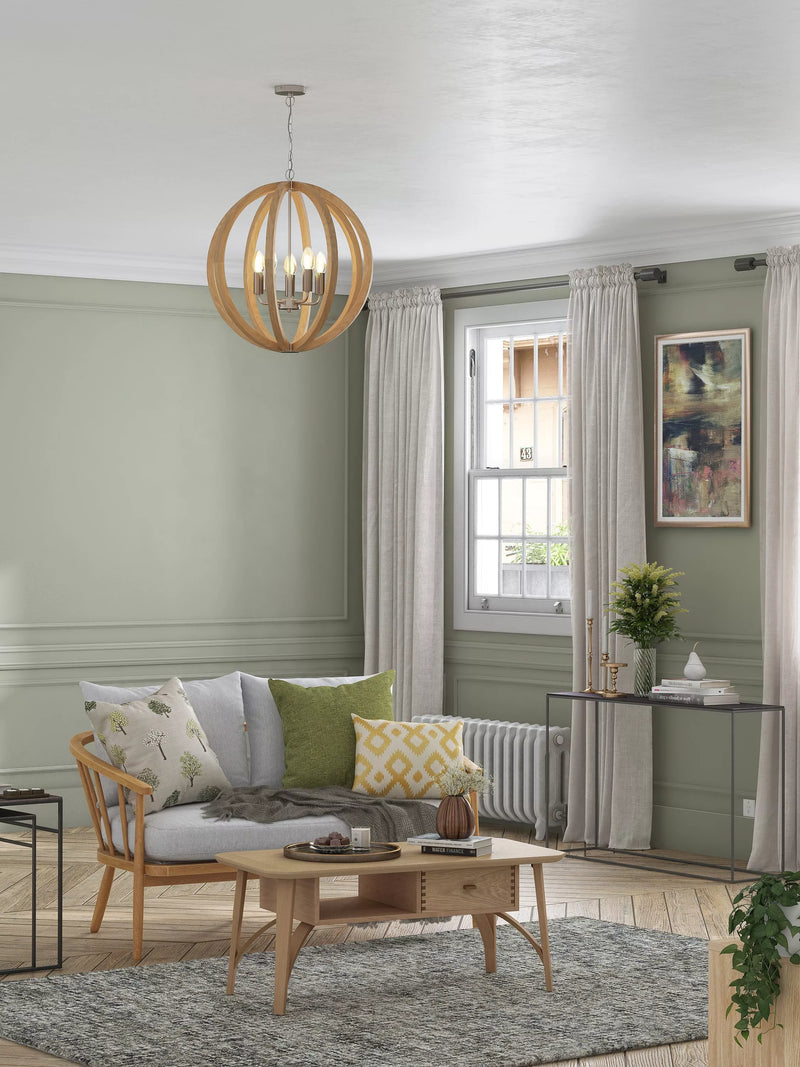 John Lewis Lars ceiling light in ash wood - British product
