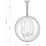 John Lewis Lars ceiling light in ash wood - British product