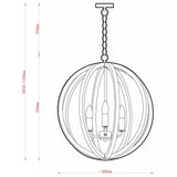 John Lewis Lars ceiling light in ash wood - British product