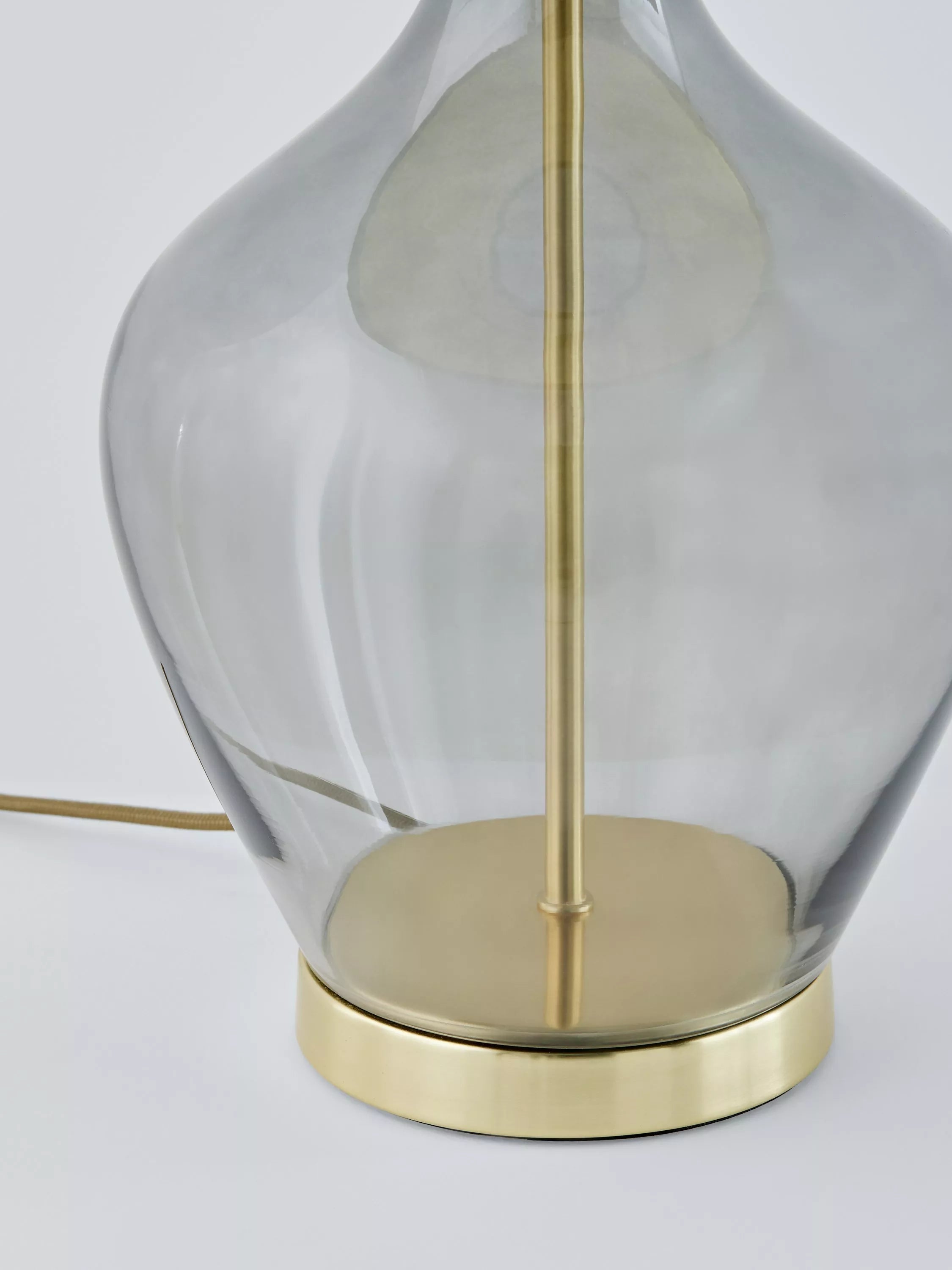 John Lewis Ursula glass table lamp 56cm - British product