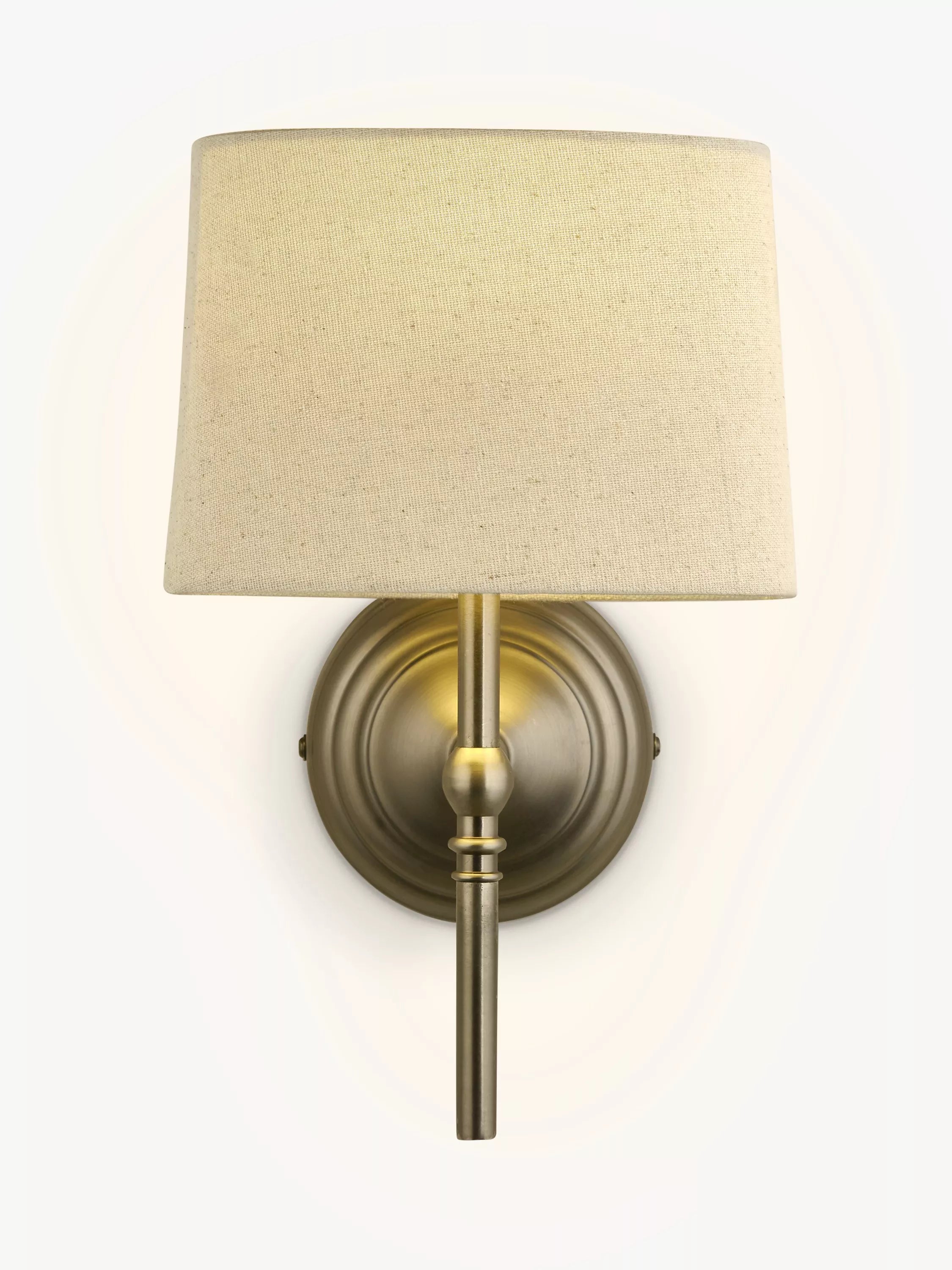 John Lewis Isabel wall light pewter finish slimline (British brand)