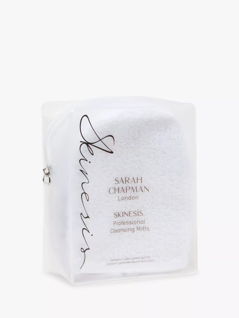 Sarah Chapman Professional Cleansing Mitts pack of 4 (British brand)