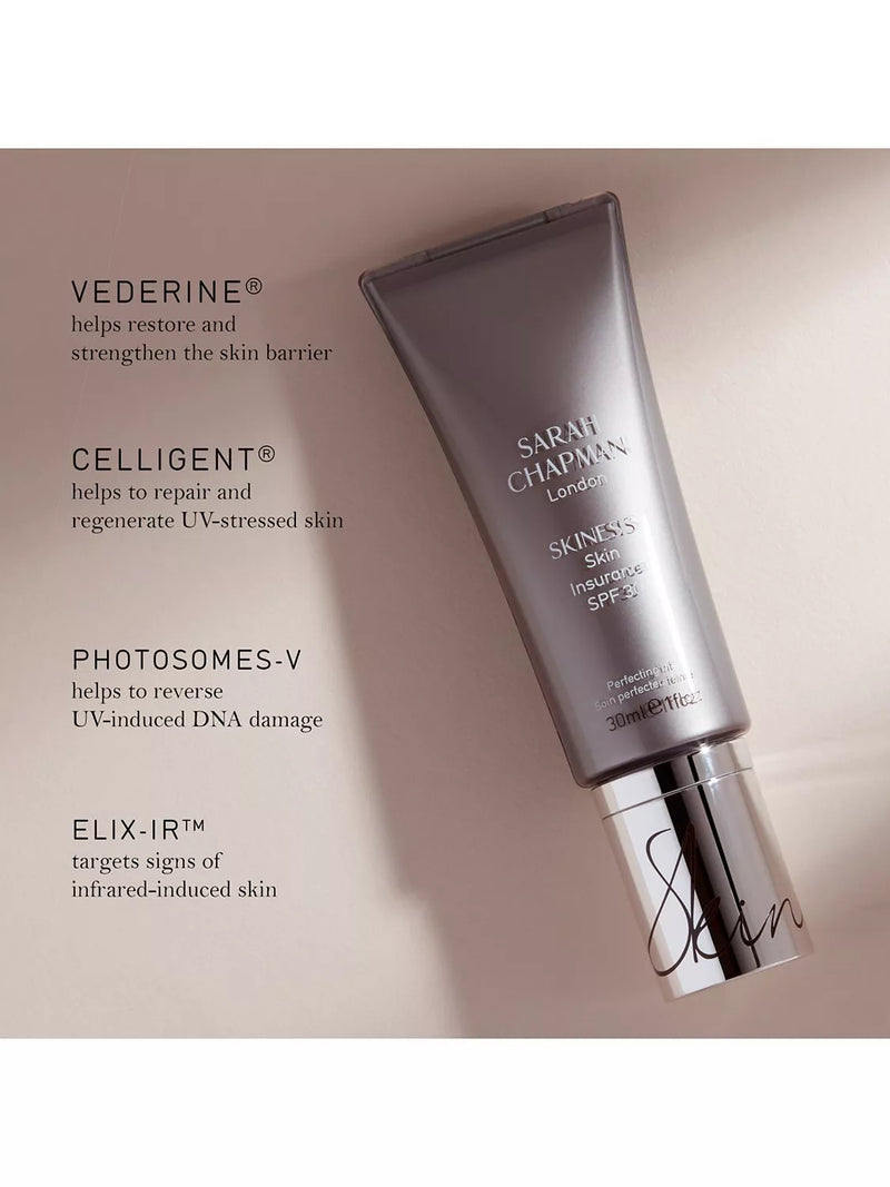 Sarah Chapman Skin Insurance SPF 30 tinted moisturiser 30ml (British brand)