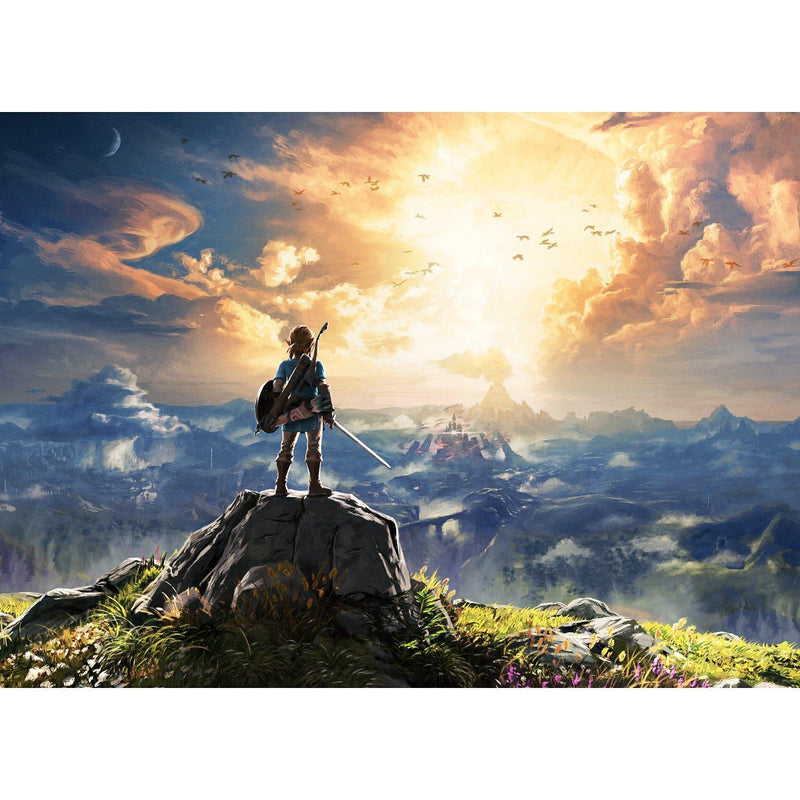 Nintendo The Legend of Zelda Breath of the Wild Switch game box art, imported from the UK