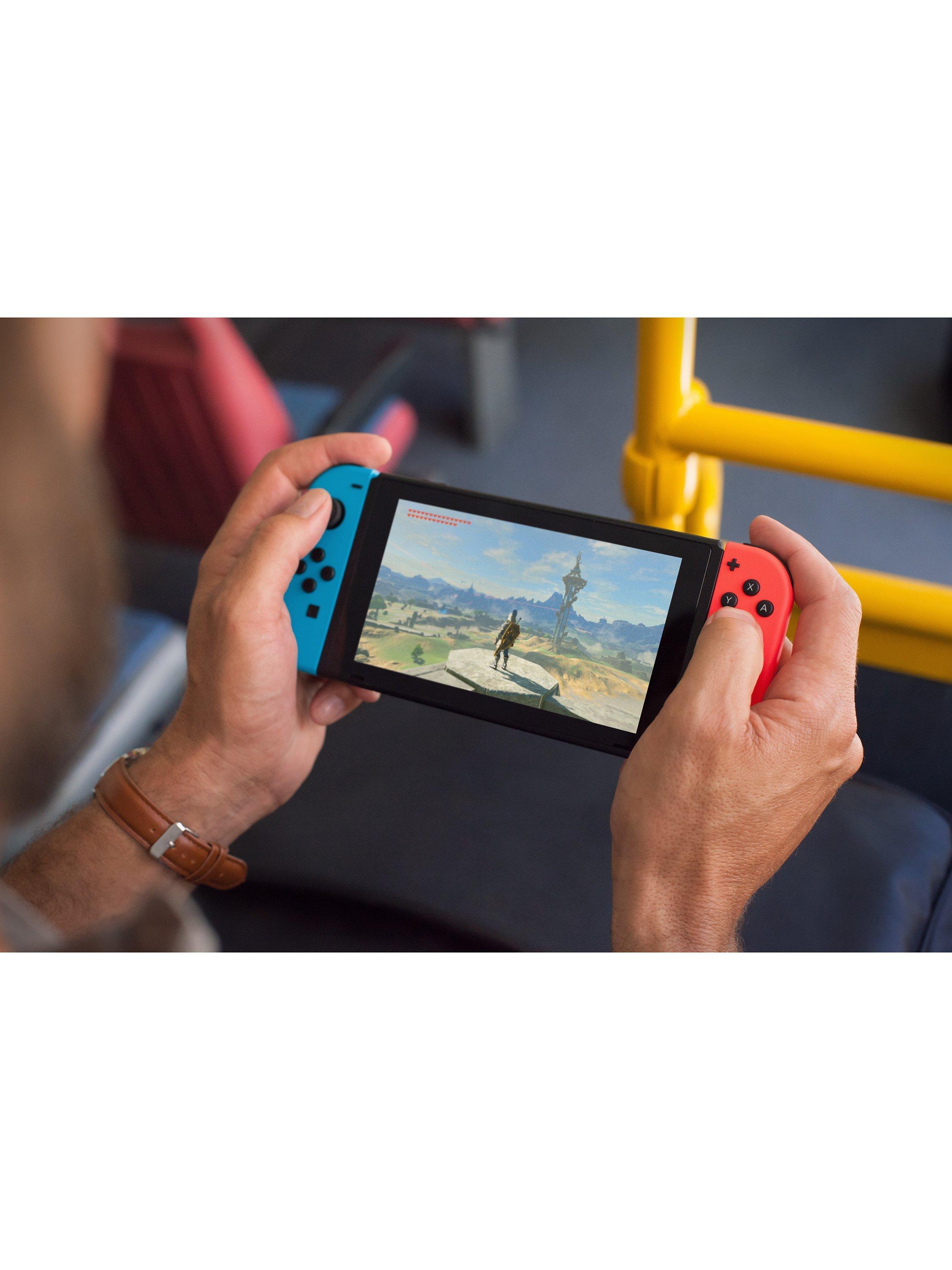 Nintendo The Legend of Zelda Breath of the Wild Switch game box art, imported from the UK