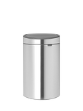 Brabantia Touch Bin, New 40L, Fingerprint Proof Matt Steel