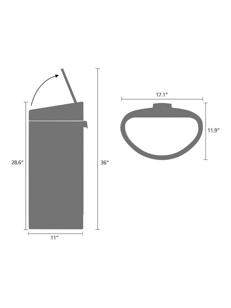 Brabantia Touch Bin New, 40L