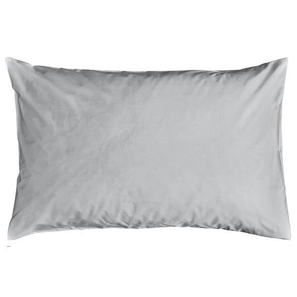 Sainsbury's Home Easy Care Cotton Pillowcase Dove Grey 200TC