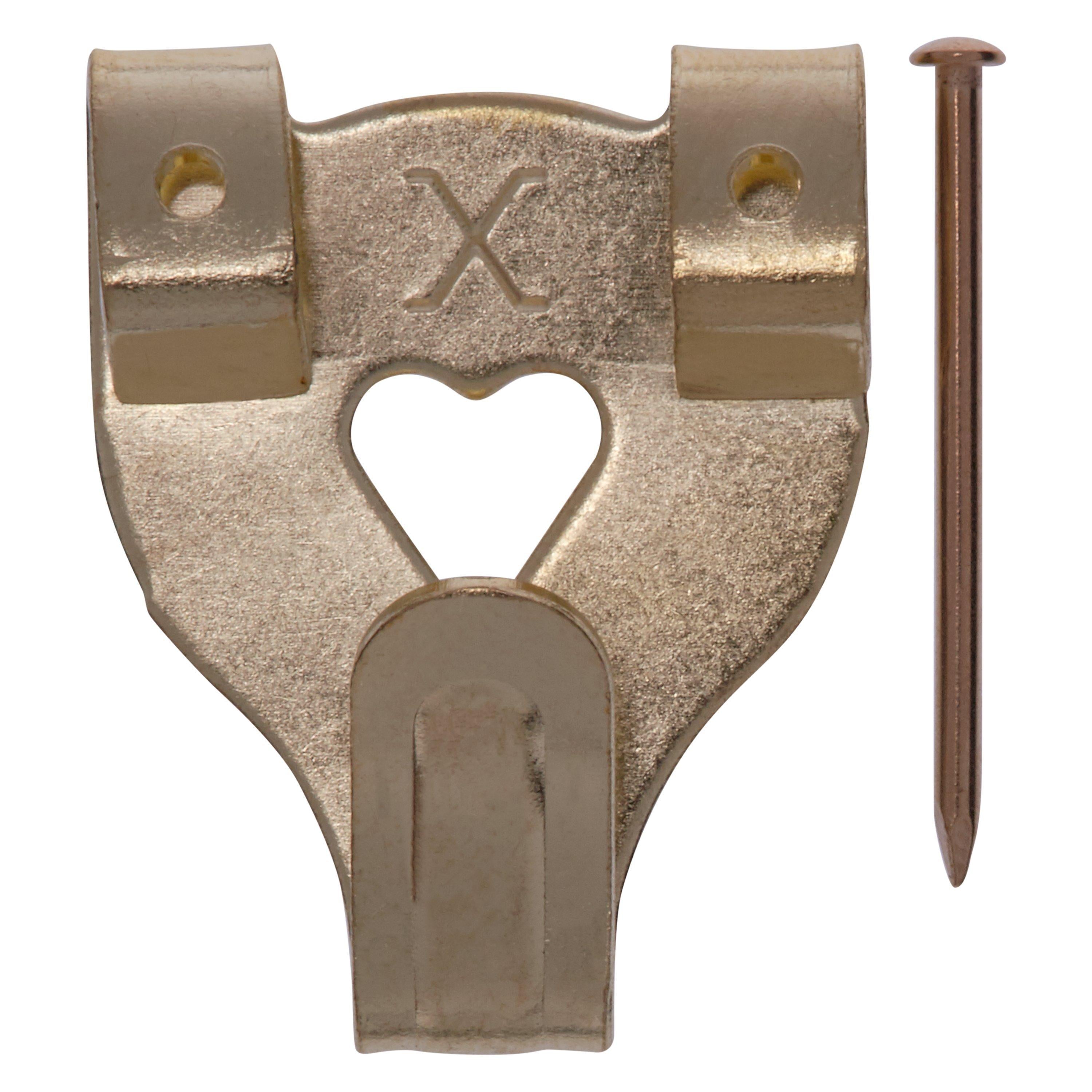Frank Shaw picture hooks brass headed pins pack of 6, imported from the UK