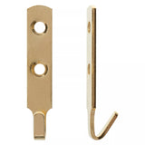 Frank Shaw brass plated J hooks 2-pack, imported from the UK