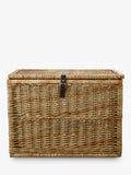 John Lewis Modern Country woven trunk with leather strap (British brand)