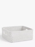 John Lewis rattan shallow basket 25cm, imported from the UK