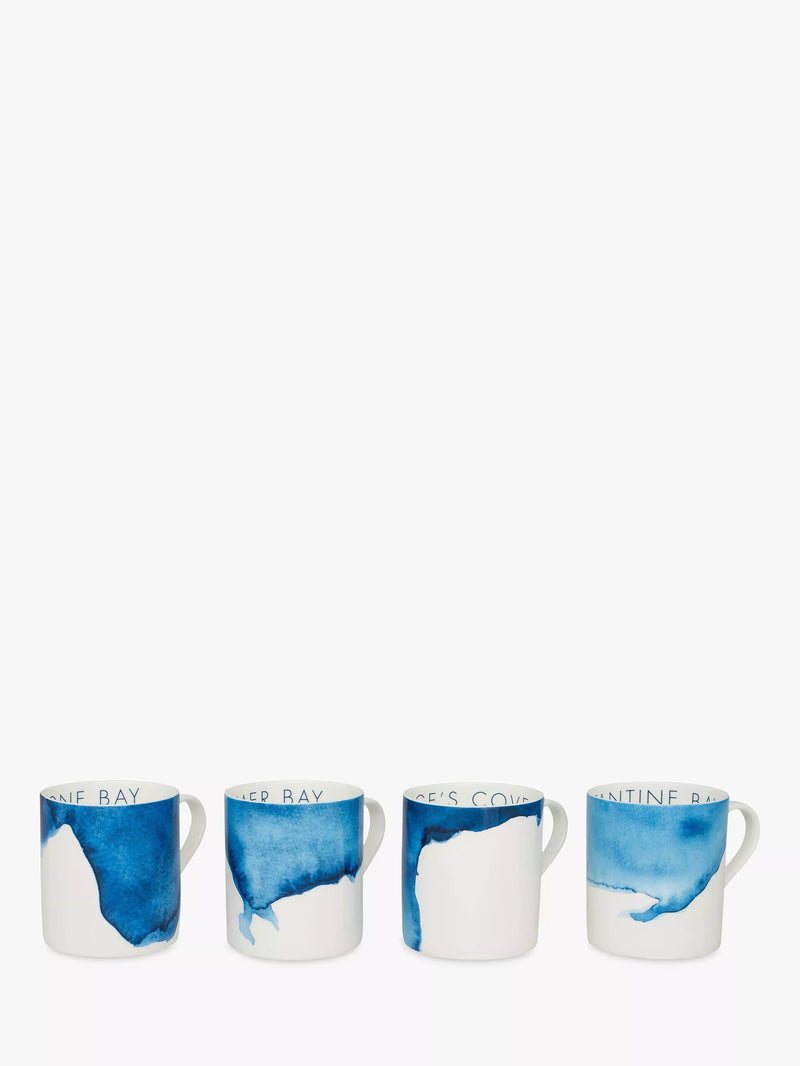 Rick Stein bone china mugs set of four 300ml, UK version