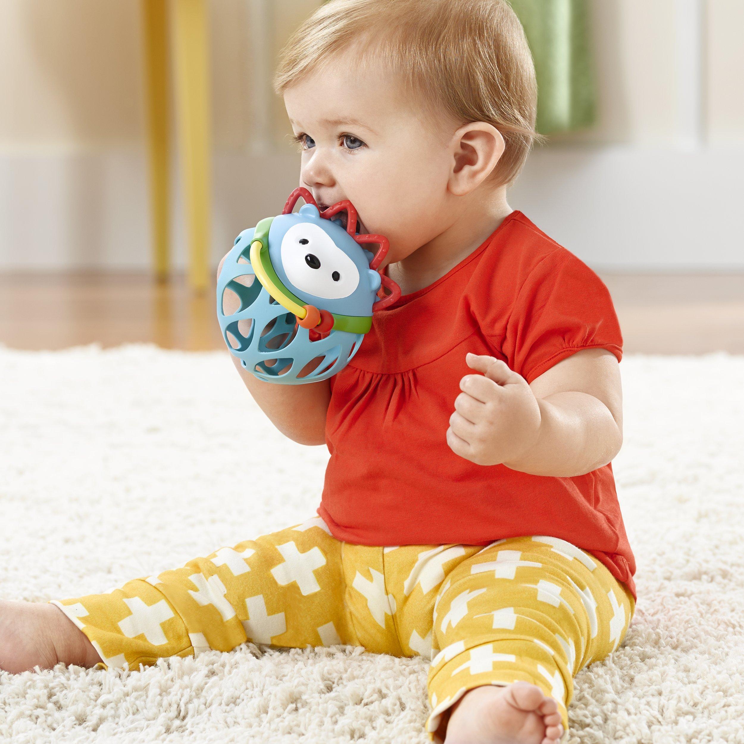 Skip Hop Roll Around Hedgehog baby teether and rattle (British brand)
