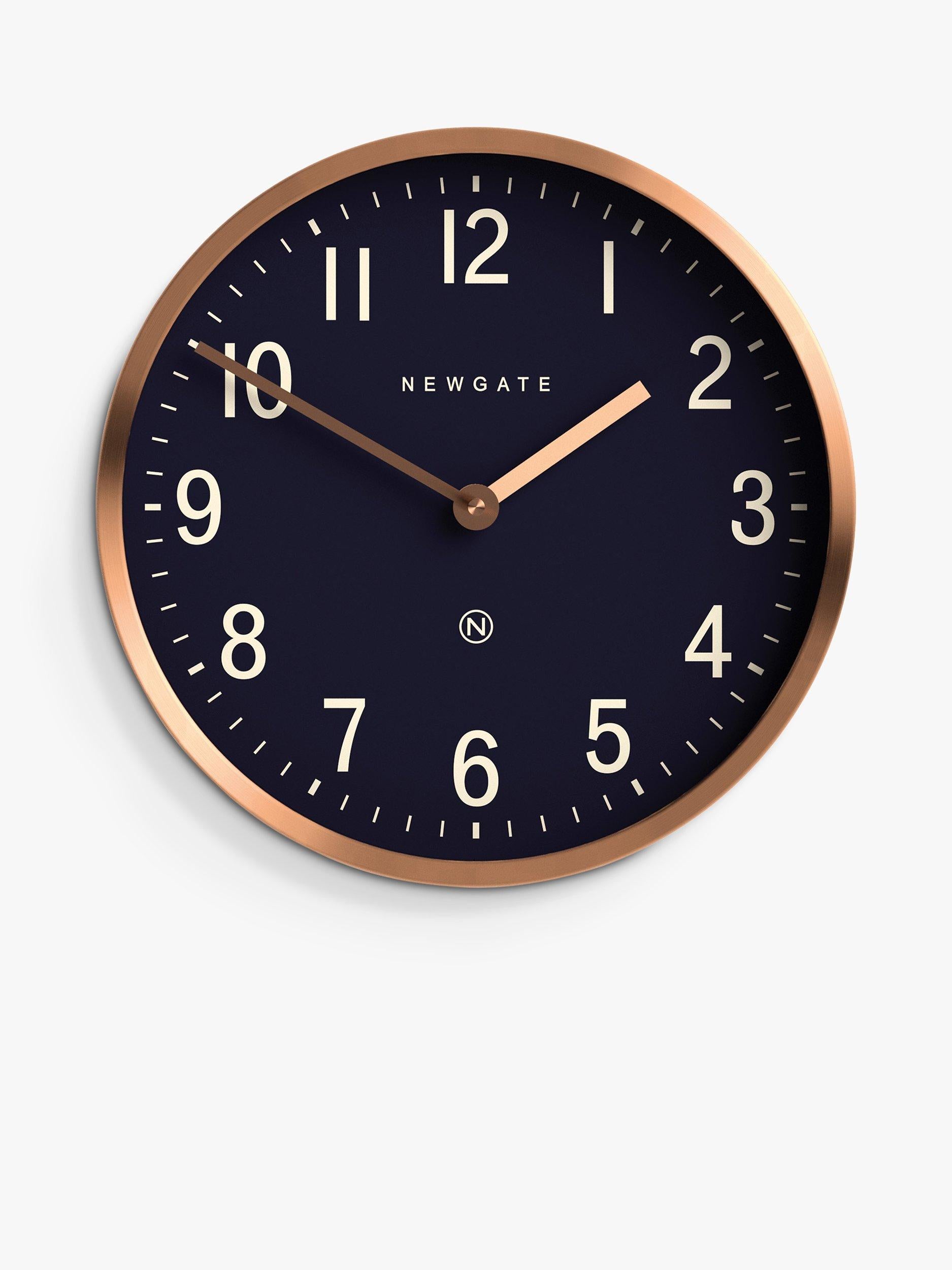 Newgate Clocks Master Edwards wall clock 30cm, imported from the UK