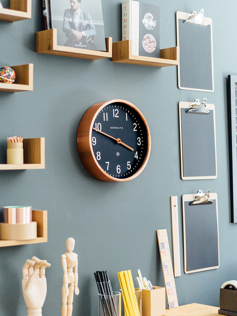 Newgate Clocks Master Edwards wall clock 30cm, imported from the UK
