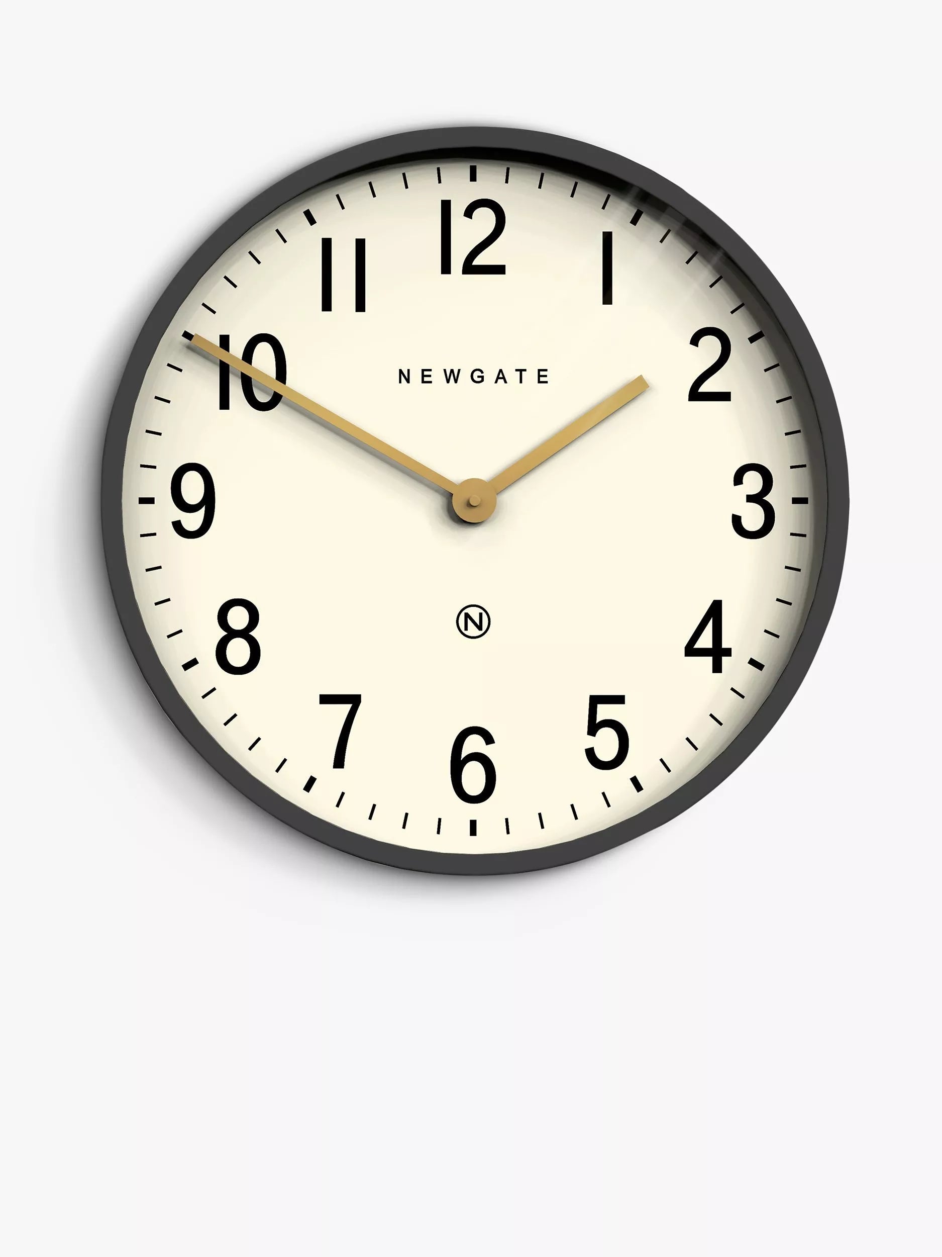 Newgate Clocks Mr Edwards wall clock moonstone grey 45cm (British brand)