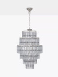 John Lewis Athenea chandelier ceiling light smoked glass, imported from the UK