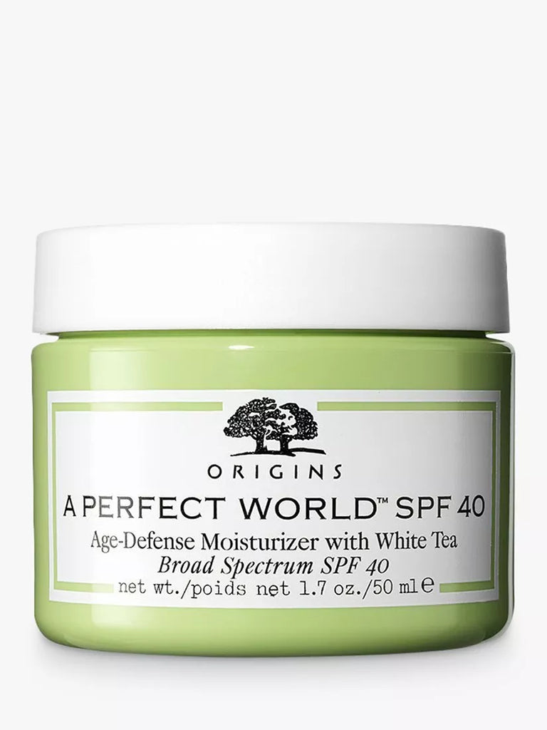 Origins A Perfect World™ Age-Defence Moisturiser SPF 40 with White Tea, 50ml