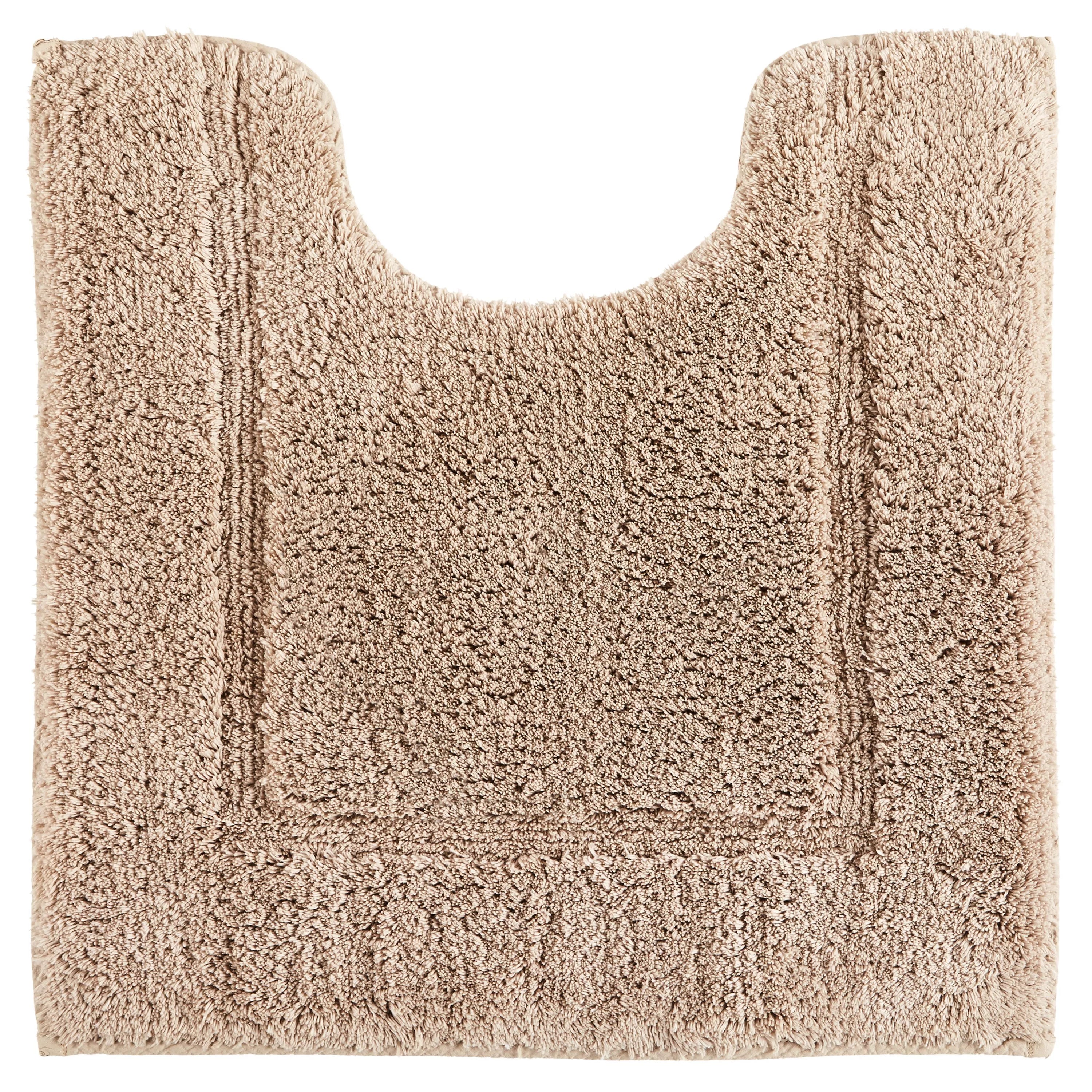 John Lewis Micro-Fresh Deep Pile Cotton Pedestal Mat 50x55cm