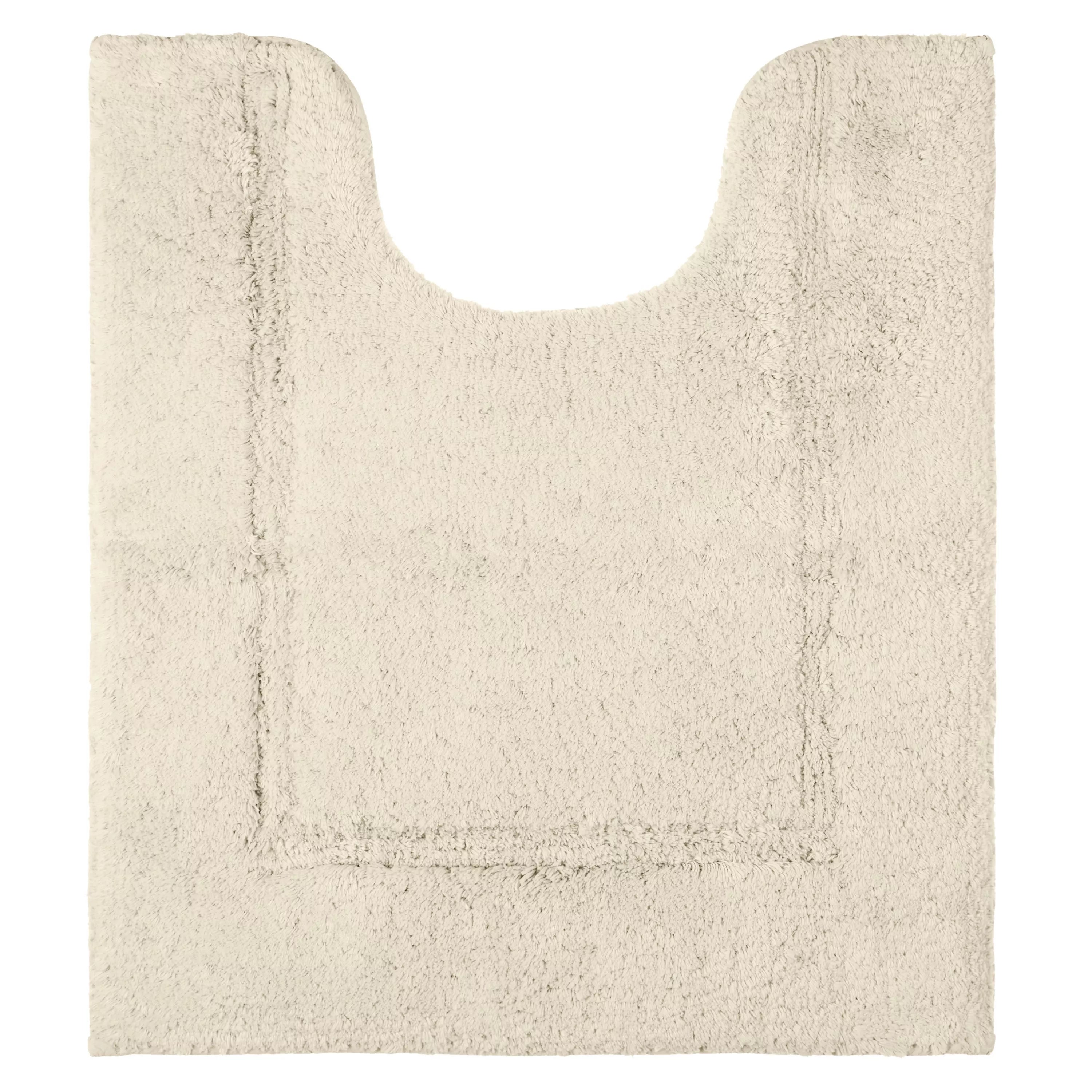 John Lewis Micro-Fresh Deep Pile Cotton Pedestal Mat 50x55cm